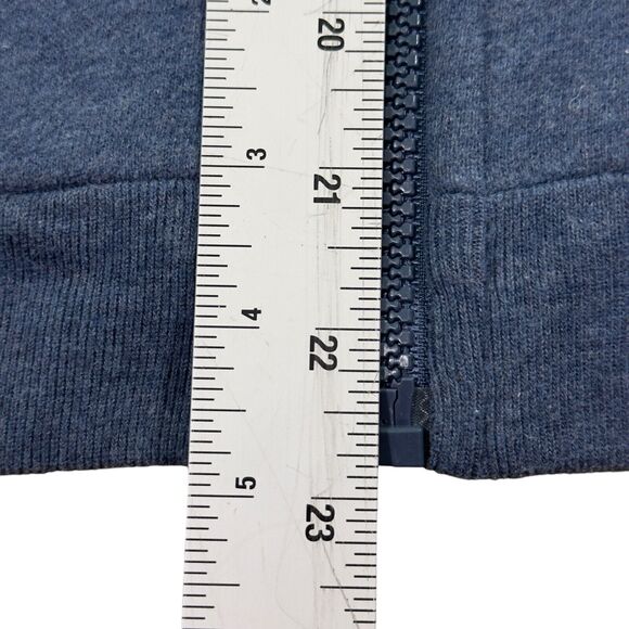 Express World Brand Full Zip Hoodie Men's XL Blue Long Sleeve Physical Fashion - Picture 10 of 10